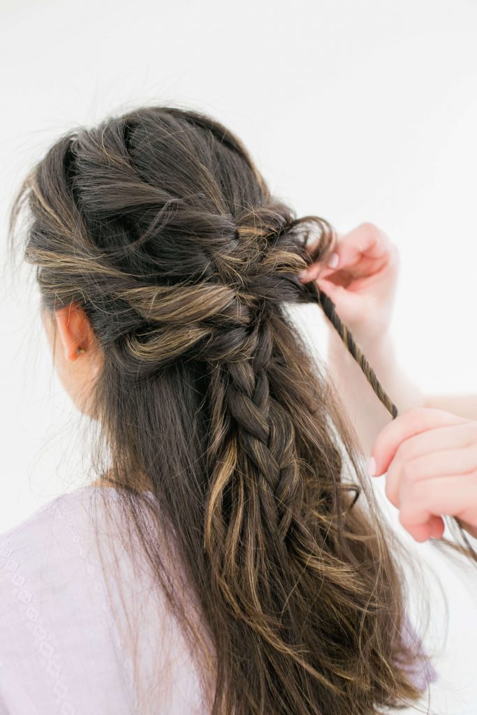 I've always dreamed of being a Disney princess, and that's exactly how I felt when creating this Rapunzel Braid Hairstyle DIY! The perfect spring hairdo!