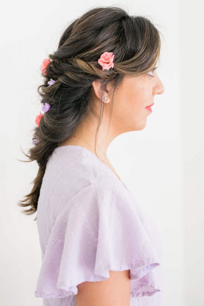 I've always dreamed of being a Disney princess, and that's exactly how I felt when creating this Rapunzel Braid Hairstyle DIY! The perfect spring hairdo!