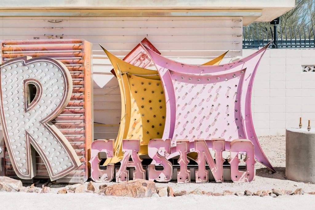 Colorful, bold and graphic, the Neon Museum in Las Vegas does not dissapoint. Filled with old vintage signage, it is one of the most Instagrammable places.